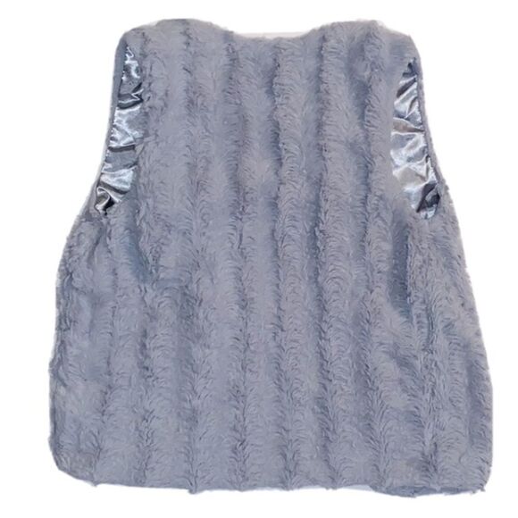Girls Beautees faux fur vest size 5 - Picture 2 of 3
